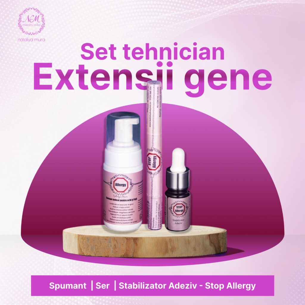 Gama Stop Allergy – ritualul esențial pentru extensii de gene impecabile și ochi sănătoși