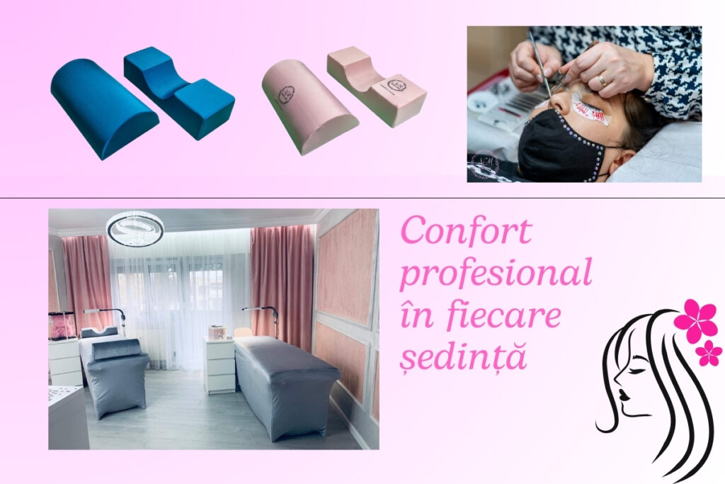 De ce ai nevoie de un set de perne profesionale pentru patul cosmetic, în salonul tău de lash artist