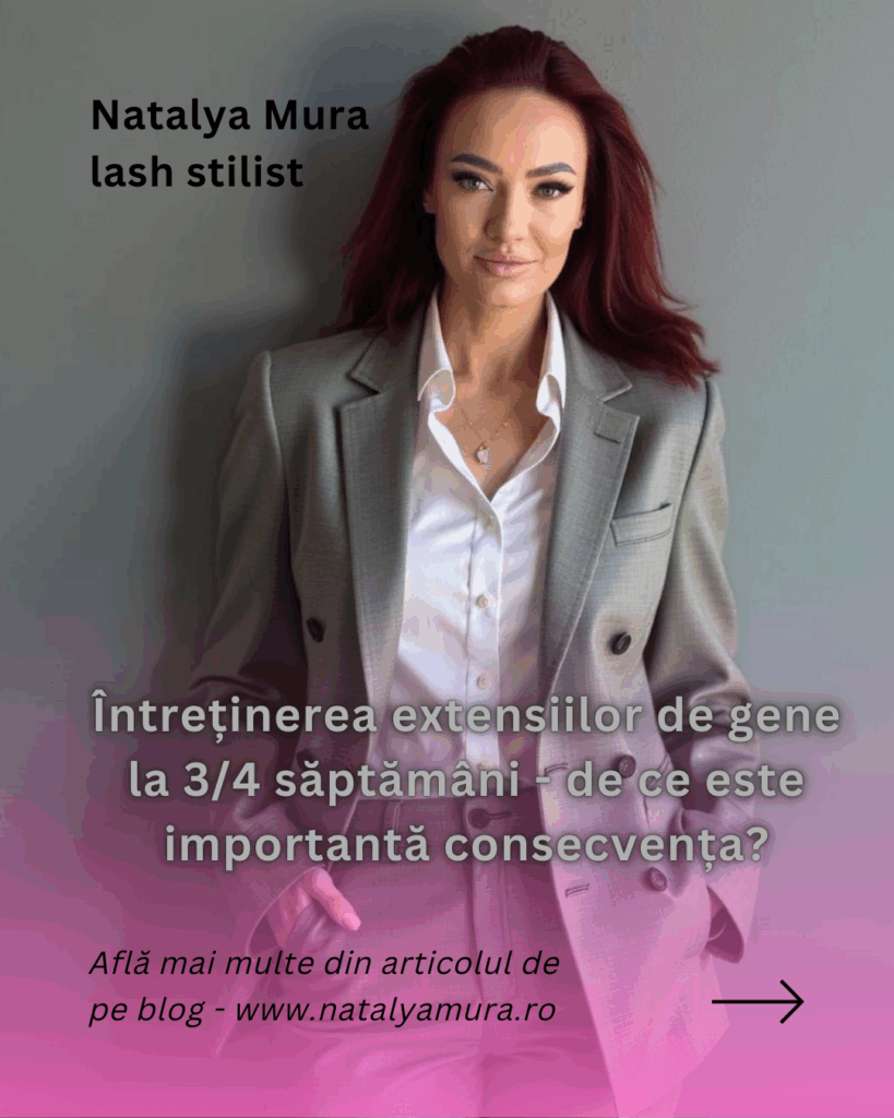 Întreținerea extensiilor de gene la 3/4 săptămâni – de ce este importantă?